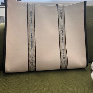 Ted Baker London Branded Webbing Canvas Tote Bag